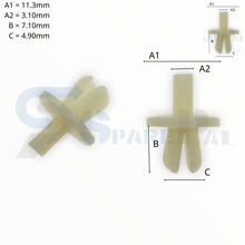 将图片加载到图库查看器，SPAREPAL FASTENER CLIP 推進式定位扣 SPL-10822