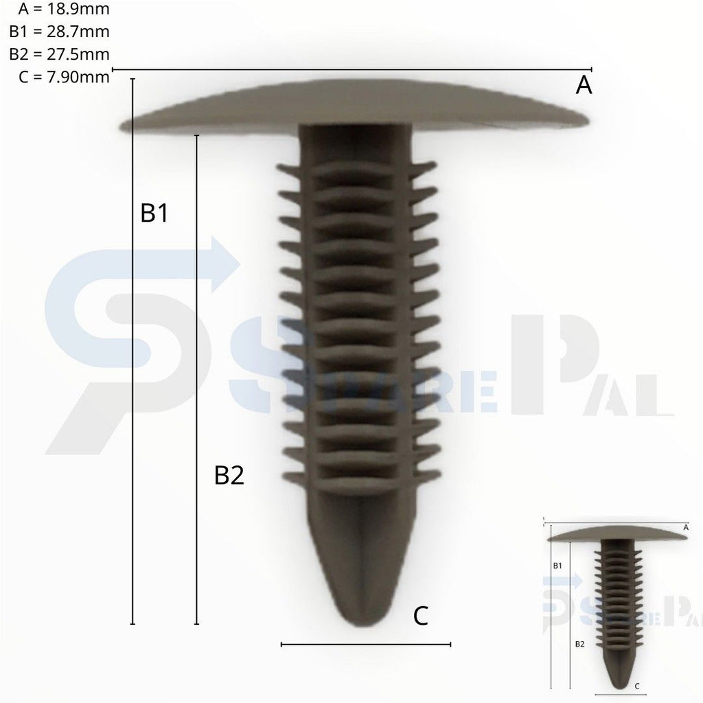 SPAREPAL FASTENER CLIP 樹形釘扣 SPL-11033