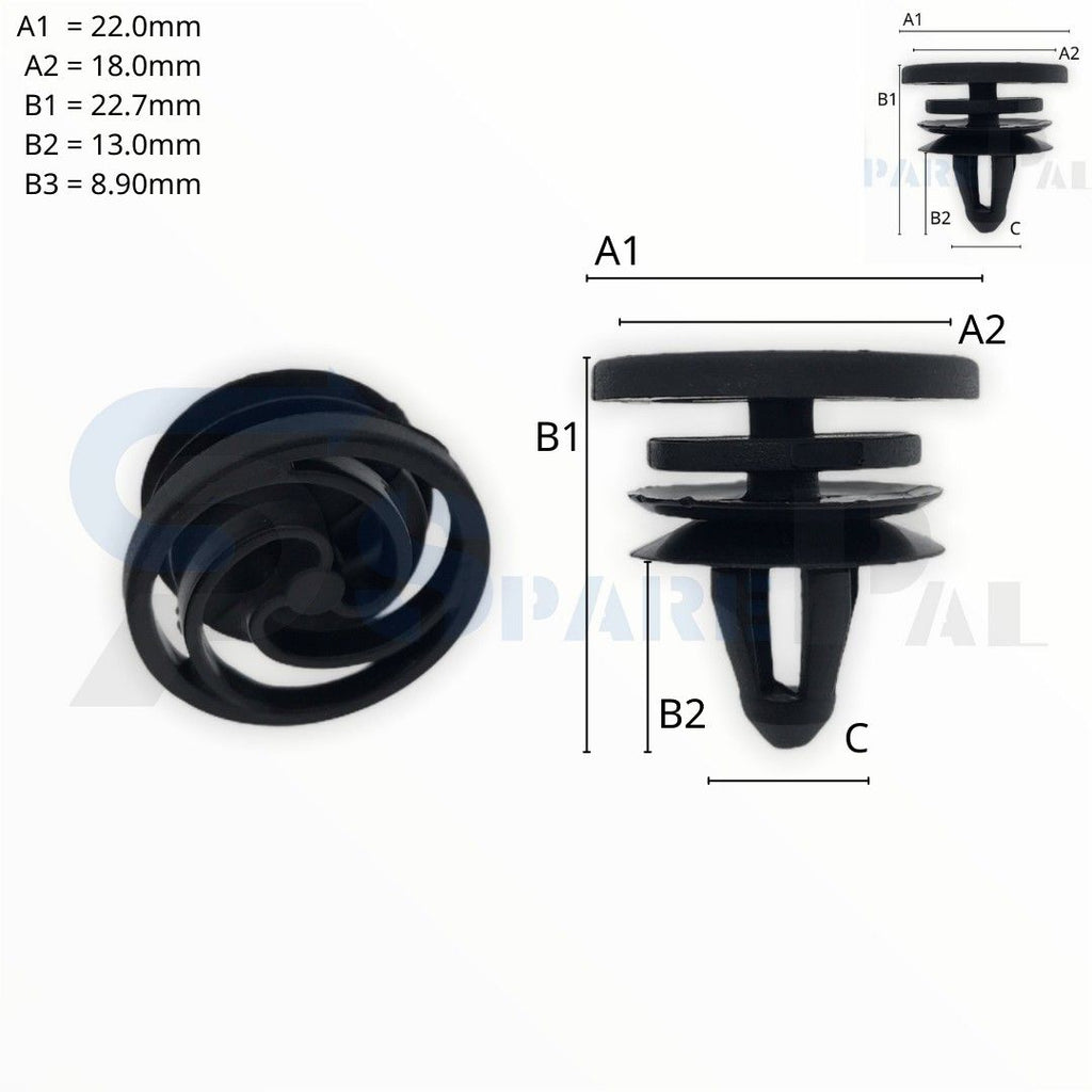 SPAREPAL FASTENER CLIP 護板扣 SPL-11178