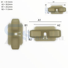 将图片加载到图库查看器，SPAREPAL FASTENER CLIP 玻璃夾卡扣 SPL-11188