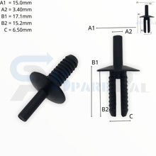 Load image into Gallery viewer, SPAREPAL FASTENER CLIP 推進式定位扣 SPL-10278