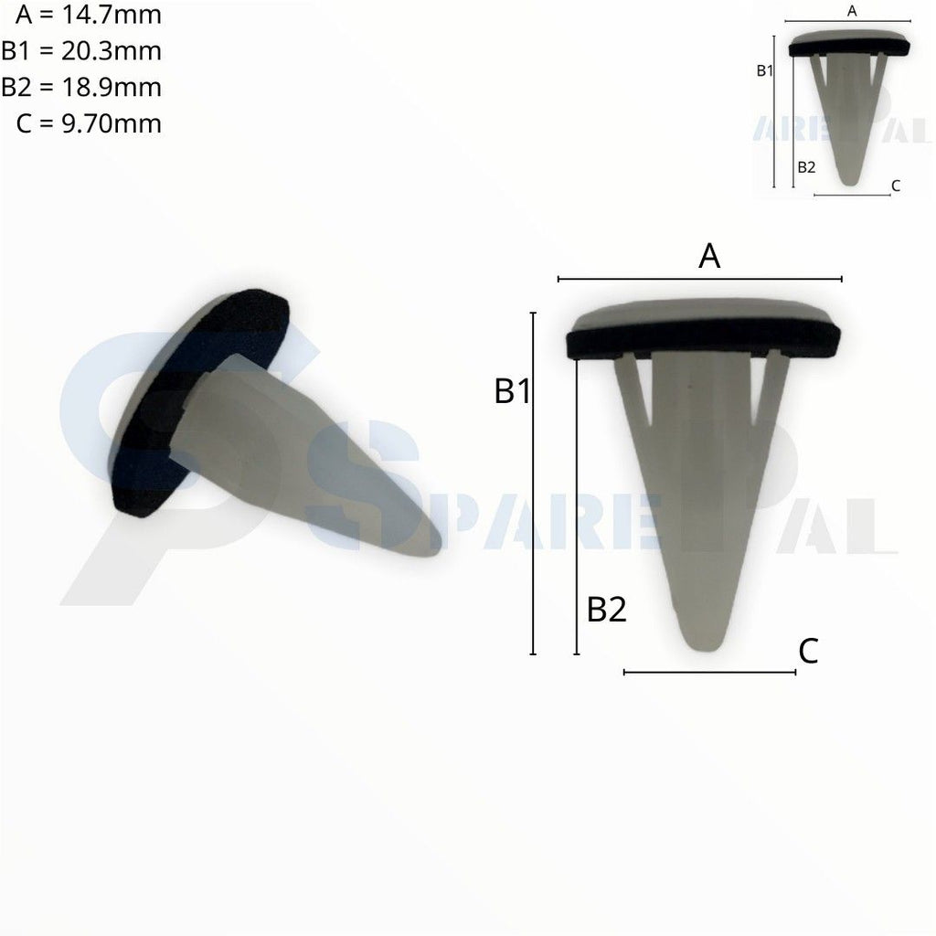 SPAREPAL FASTENER CLIP 快絲座卡扣 SPL-10350