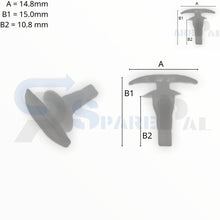 이미지를 갤러리 뷰어에 로드 , SPAREPAL FASTENER CLIP 密封式定位卡扣 SPL-10666