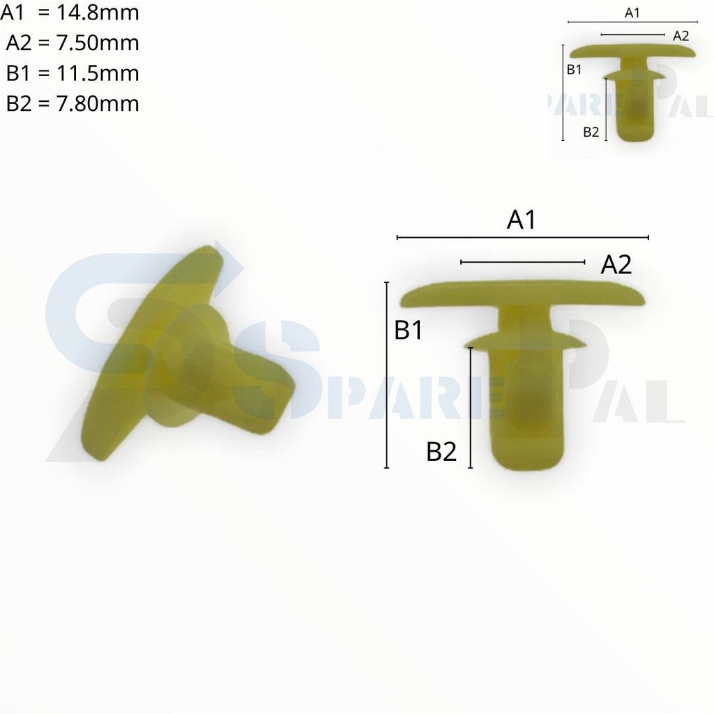 SPAREPAL FASTENER CLIP 密封式定位扣 SPL-10382