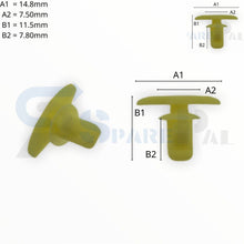 将图片加载到图库查看器，SPAREPAL FASTENER CLIP 密封式定位扣 SPL-10382