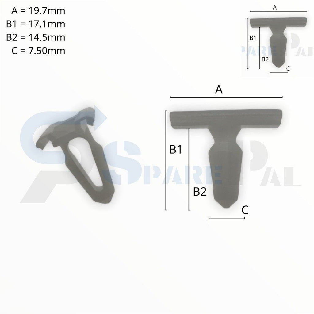 SPAREPAL FASTENER CLIP 長杆釘卡扣 SPL-11238