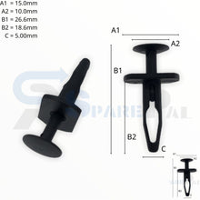 Load image into Gallery viewer, SPAREPAL FASTENER CLIP 推進式定位扣 SPL-10289