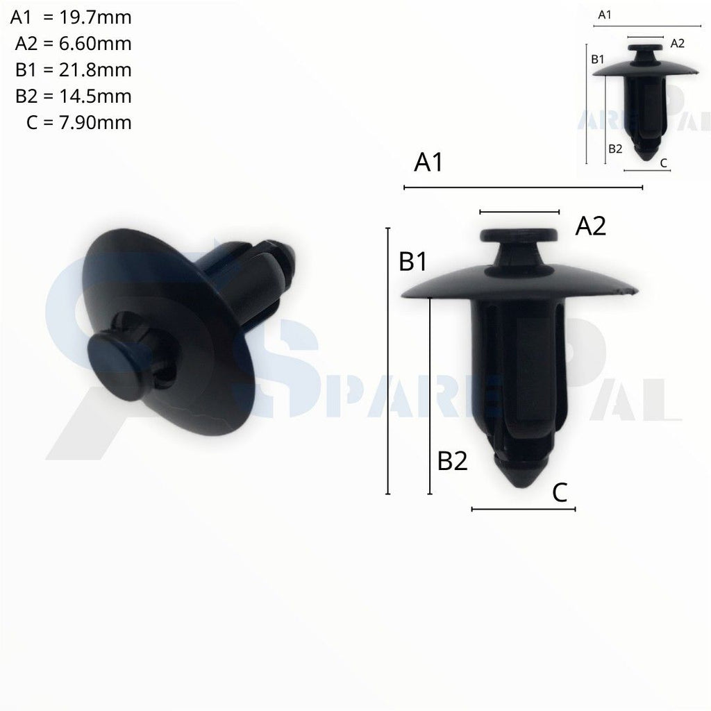 SPAREPAL FASTENER CLIP 推進式定位扣 SPL-11131