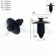 Load image into Gallery viewer, SPAREPAL FASTENER CLIP 推進式定位扣 SPL-11131