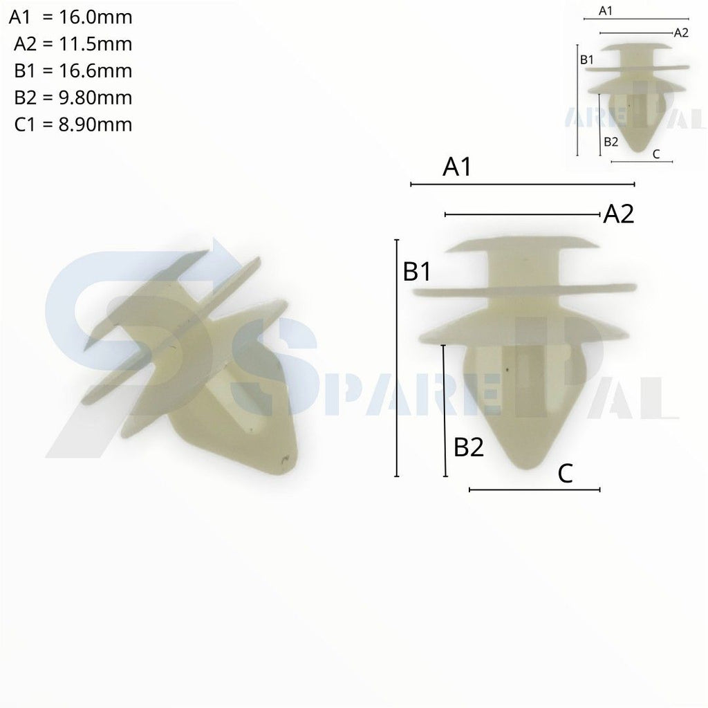 SPAREPAL FASTENER CLIP 護板扣 SPL-10896