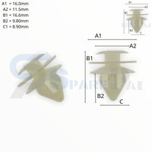 将图片加载到图库查看器，SPAREPAL FASTENER CLIP 護板扣 SPL-10896