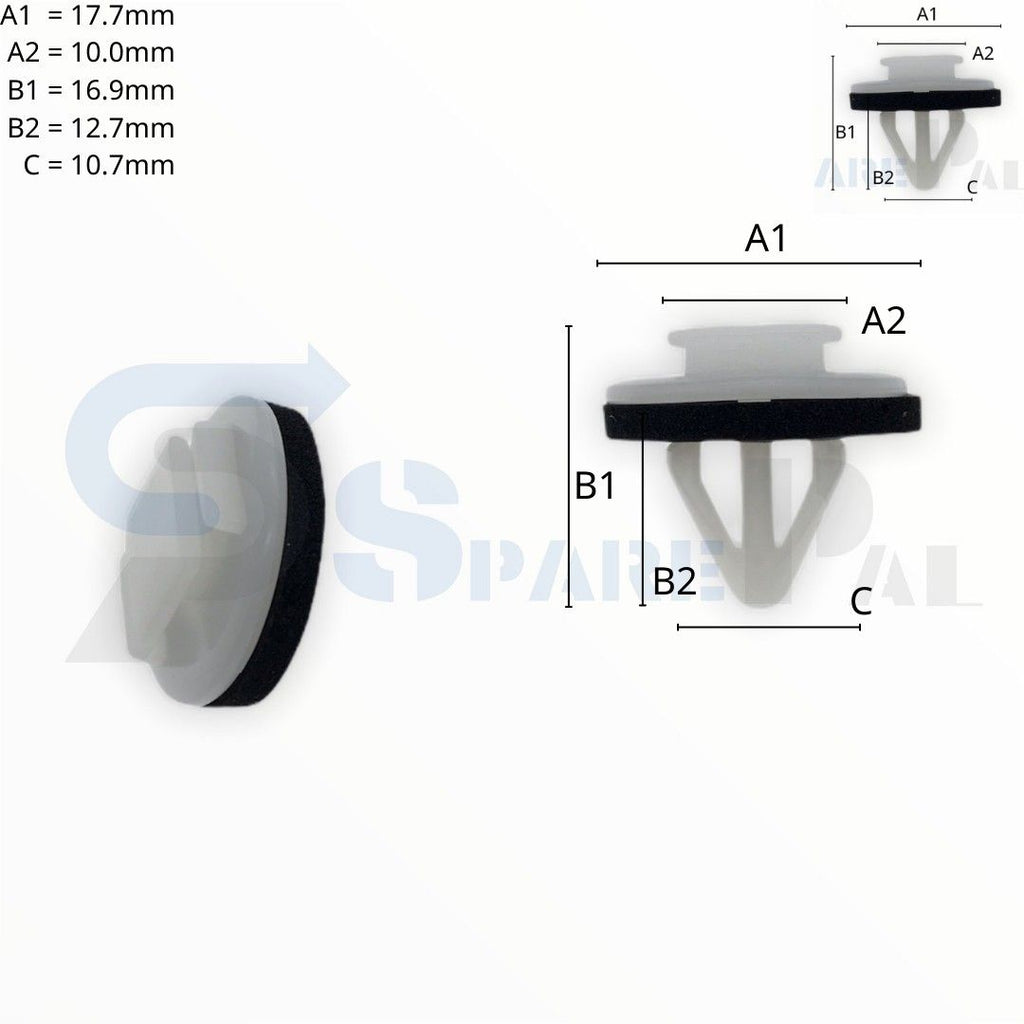 SPAREPAL FASTENER CLIP 護板扣 SPL-10360