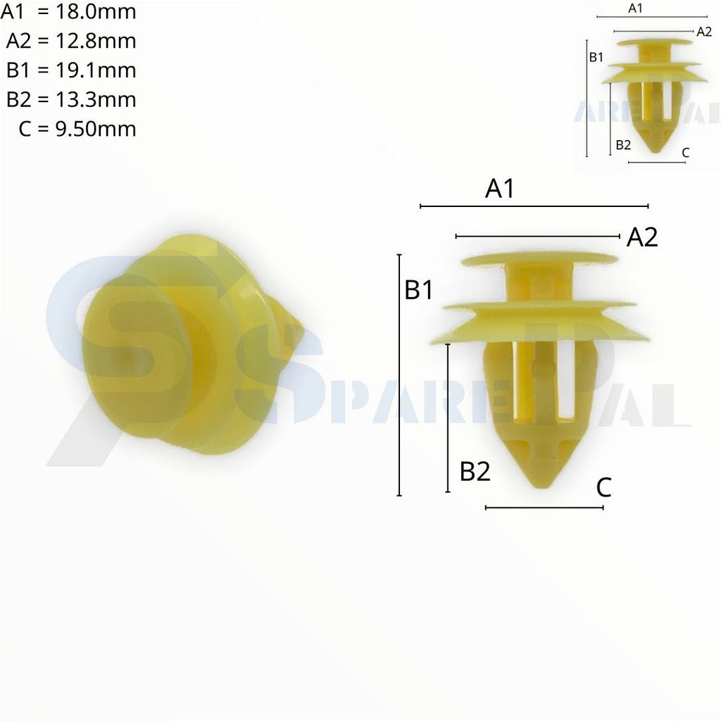 SPAREPAL FASTENER CLIP 護板扣 SPL-10341