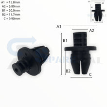 이미지를 갤러리 뷰어에 로드 , SPAREPAL FASTENER CLIP 推進式定位扣 SPL-10478