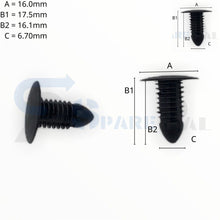 将图片加载到图库查看器，SPAREPAL FASTENER CLIP 樹形釘扣 SPL-10006