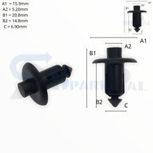 Load image into Gallery viewer, SPAREPAL FASTENER CLIP 推進式定位扣 SPL-10740