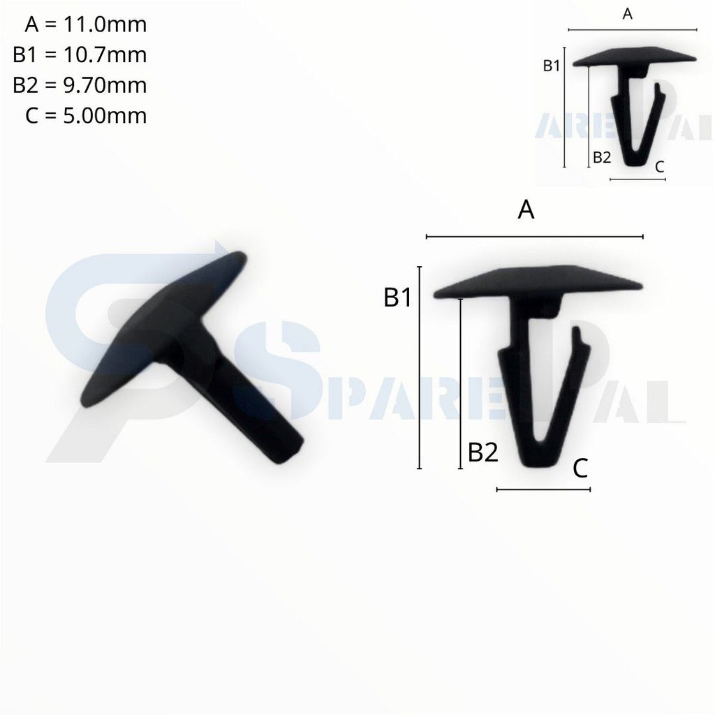 SPAREPAL FASTENER CLIP 密封式定位卡扣 SPL-11130