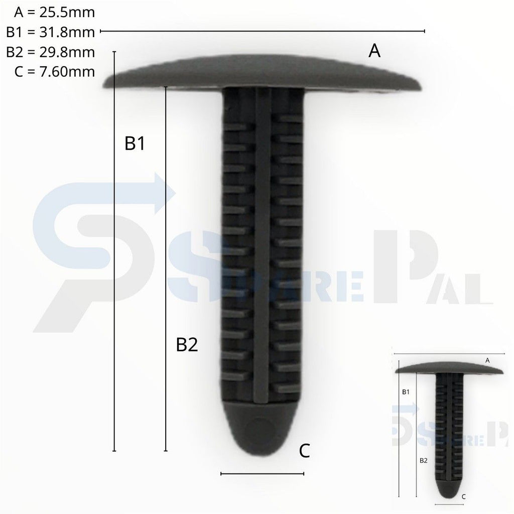 SPAREPAL FASTENER CLIP 樹形釘扣 SPL-11253