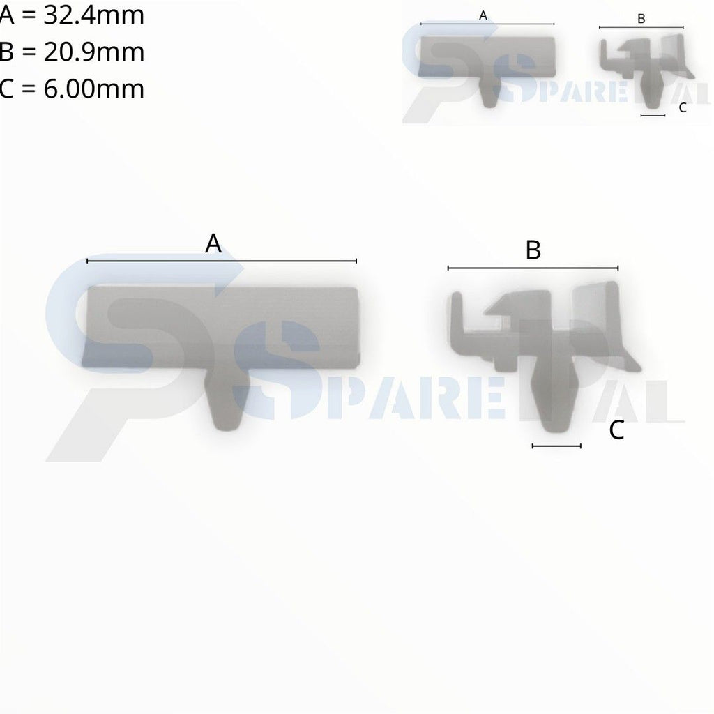 SPAREPAL FASTENER CLIP 護板扣 SPL-10363