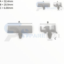 Load image into Gallery viewer, SPAREPAL FASTENER CLIP 護板扣 SPL-10363