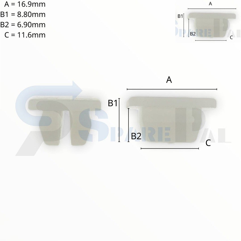 SPAREPAL FASTENER CLIP 快絲座卡扣 SPL-10349