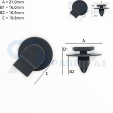 将图片加载到图库查看器，SPAREPAL FASTENER CLIP 護板扣 SPL-10319