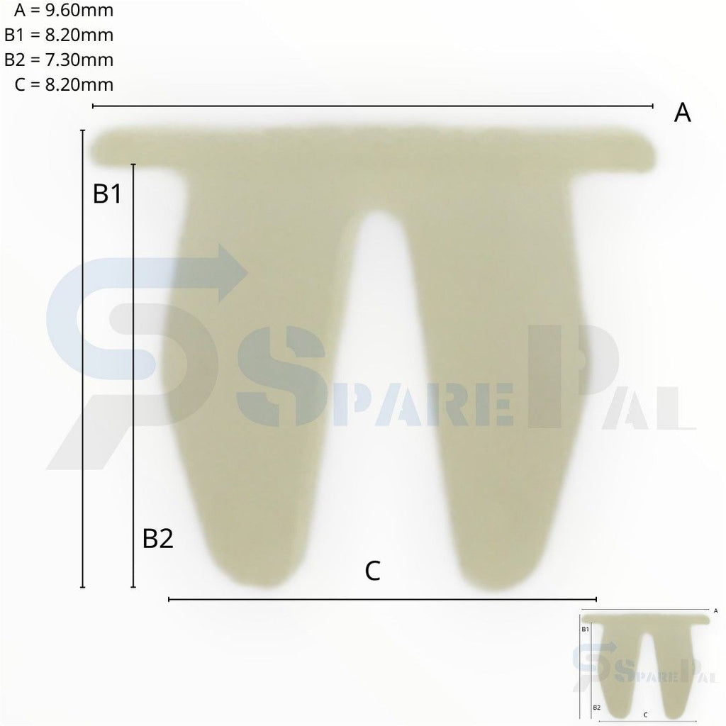 SPAREPAL FASTENER CLIP 快絲座卡扣 SPL-10687