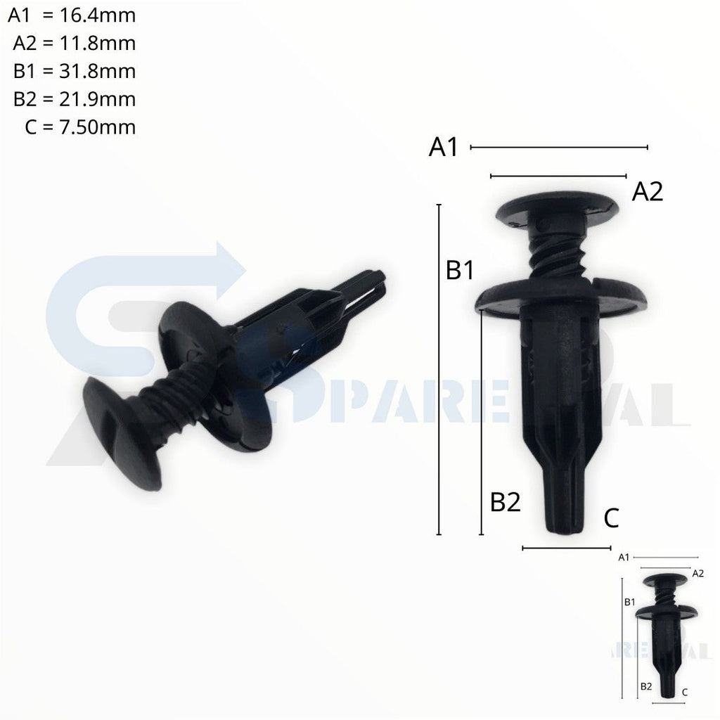 SPAREPAL FASTENER CLIP 推進式定位扣 SPL-10746