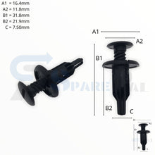 将图片加载到图库查看器，SPAREPAL FASTENER CLIP 推進式定位扣 SPL-10746