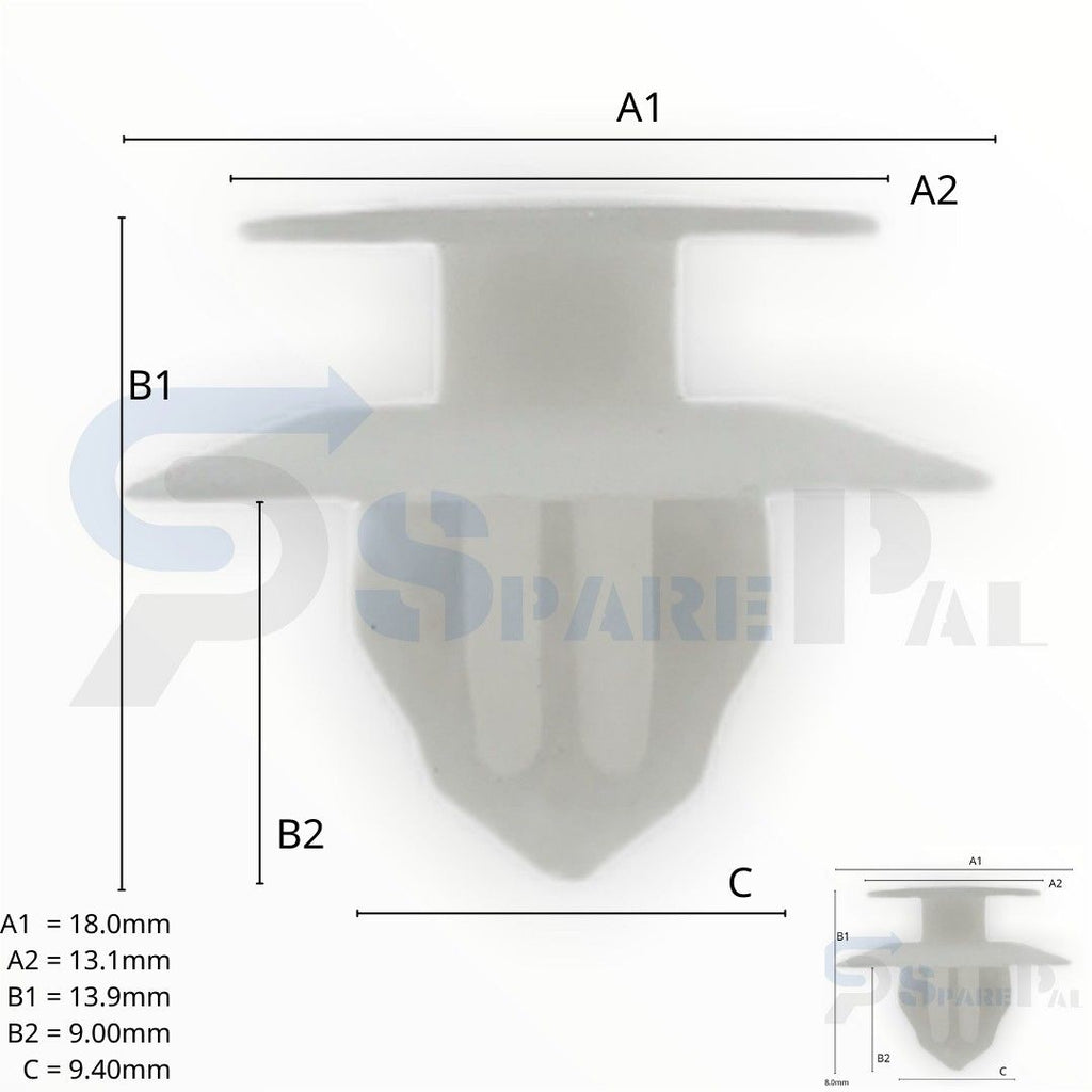 SPAREPAL FASTENER CLIP 護板扣 SPL-10674