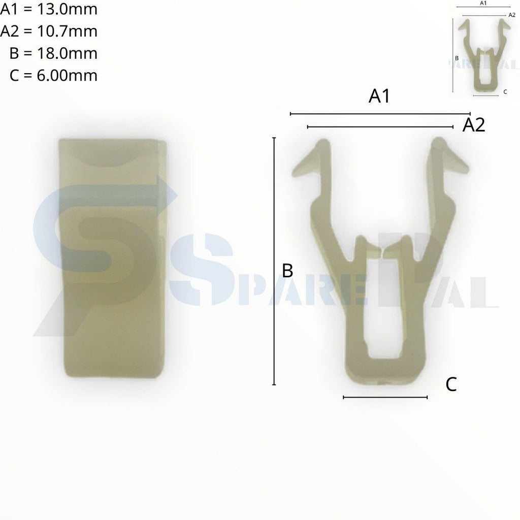 SPAREPAL FASTENER CLIP 導航儀卡扣 SPL-10212