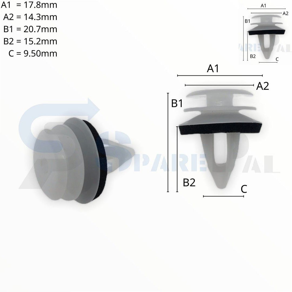 SPAREPAL FASTENER CLIP 護板扣 SPL-10410