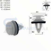 将图片加载到图库查看器，SPAREPAL FASTENER CLIP 護板扣 SPL-10410