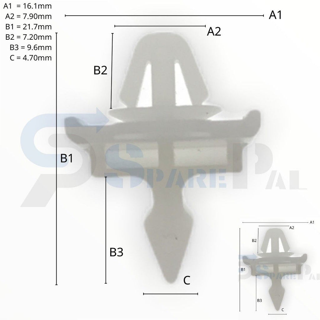 SPAREPAL FASTENER CLIP 護板扣 SPL-11161