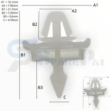 Load image into Gallery viewer, SPAREPAL FASTENER CLIP 護板扣 SPL-11161