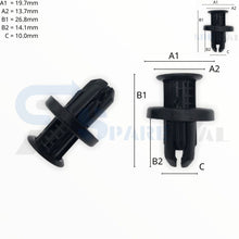 将图片加载到图库查看器，SPAREPAL FASTENER CLIP 推進式定位扣 SPL-10392