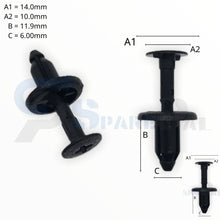 Load image into Gallery viewer, SPAREPAL FASTENER CLIP 推進式定位扣 SPL-11259