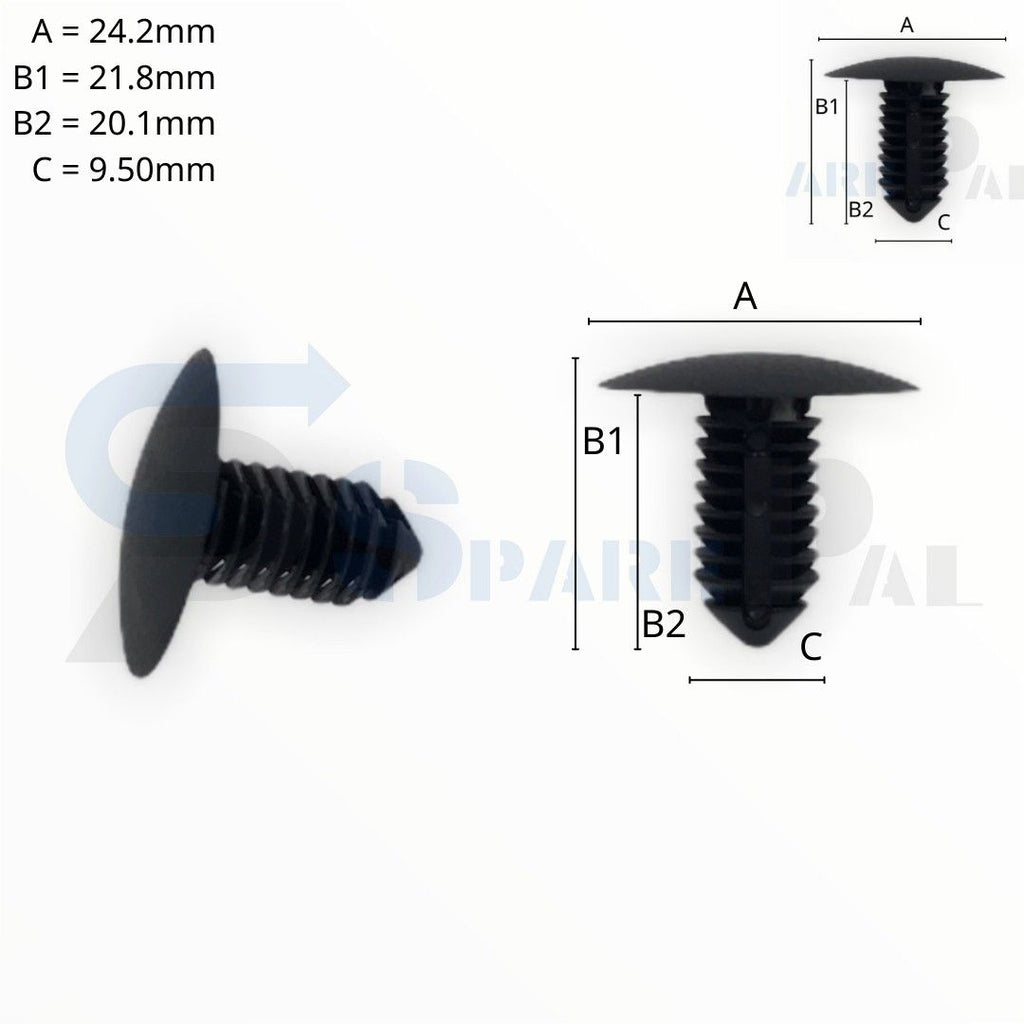 SPAREPAL FASTENER CLIP 樹形釘扣 SPL-11090