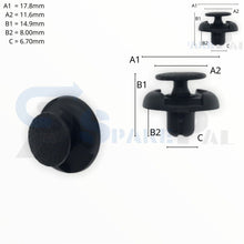 将图片加载到图库查看器，SPAREPAL FASTENER CLIP 推進式定位扣 SPL-10744