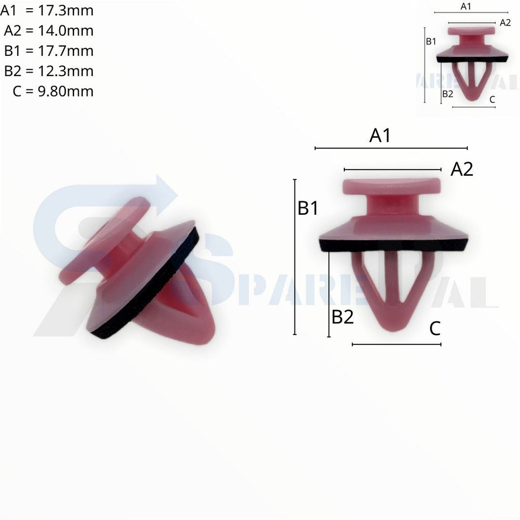 SPAREPAL FASTENER CLIP 護板扣 SPL-10345