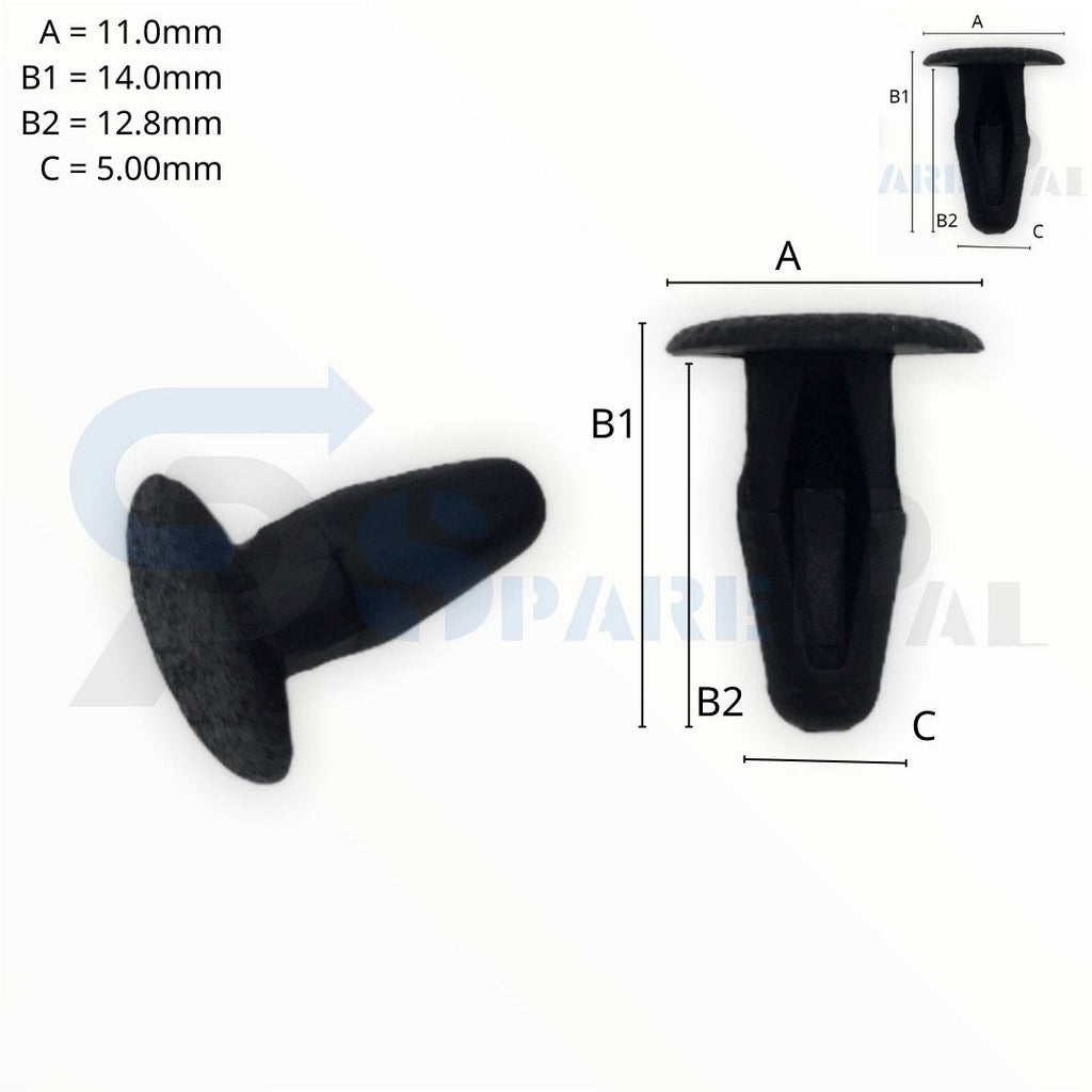 SPAREPAL FASTENER CLIP 密封式定位扣 SPL-10857