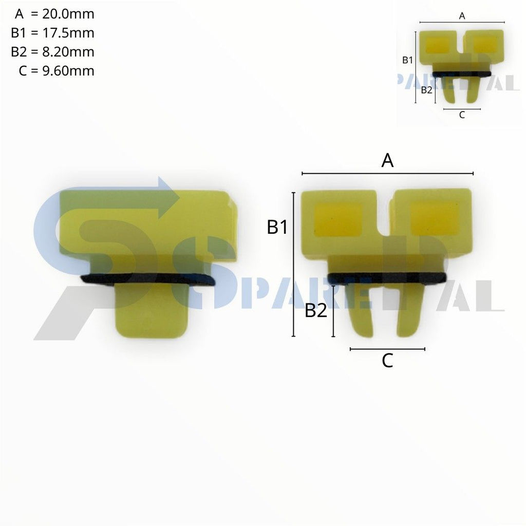 SPAREPAL FASTENER CLIP 快絲座卡扣 SPL-10346