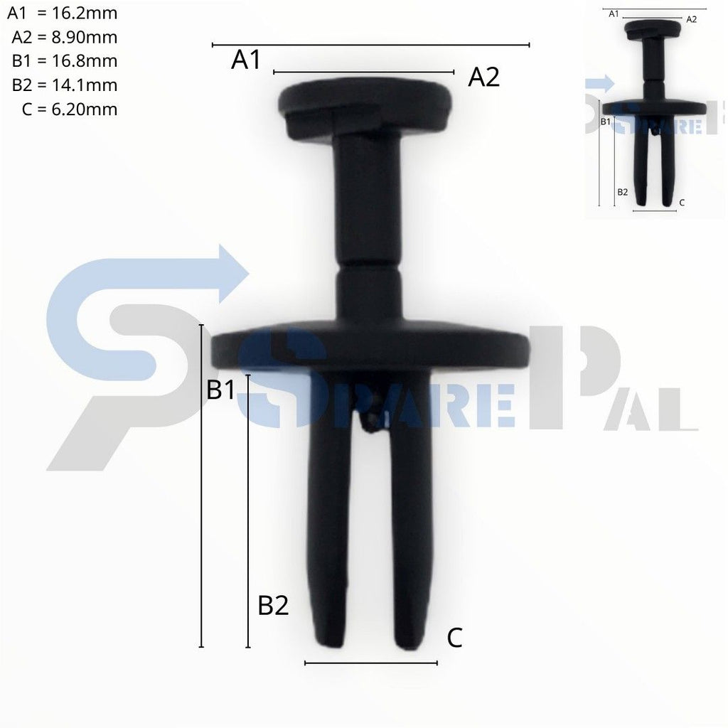 SPAREPAL FASTENER CLIP 推進式定位扣 SPL-10898