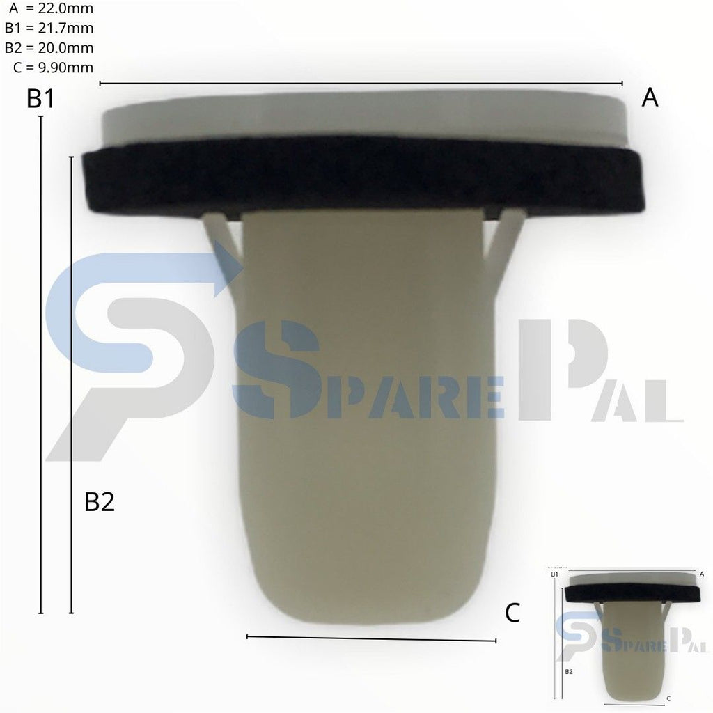 SPAREPAL FASTENER CLIP 快絲座卡扣 SPL-10396