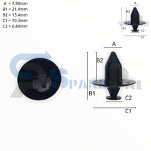 Load image into Gallery viewer, SPAREPAL FASTENER CLIP 推進式定位扣 SPL-10912