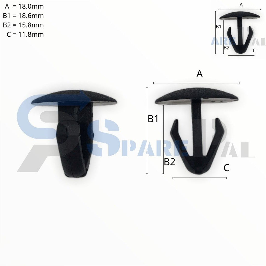 SPAREPAL FASTENER CLIP 密封式定位卡扣 SPL-10911