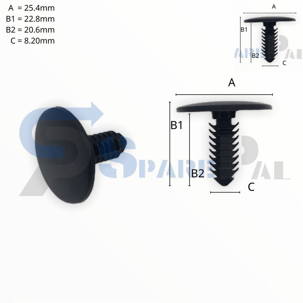 SPAREPAL FASTENER CLIP 樹形釘扣 SPL-10825