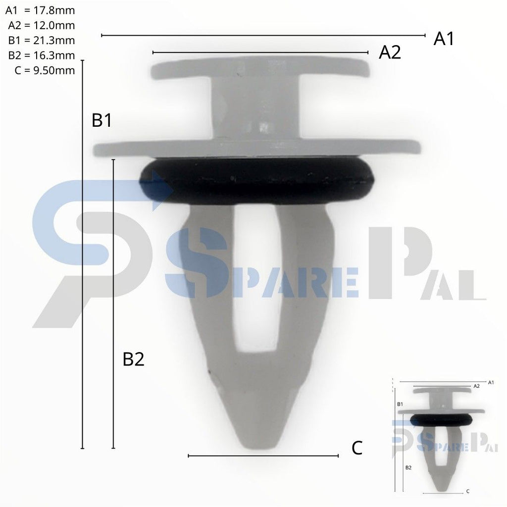 SPAREPAL FASTENER CLIP 護板扣 SPL-10412