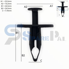 Load image into Gallery viewer, SPAREPAL FASTENER CLIP 推進式定位扣 SPL-10969