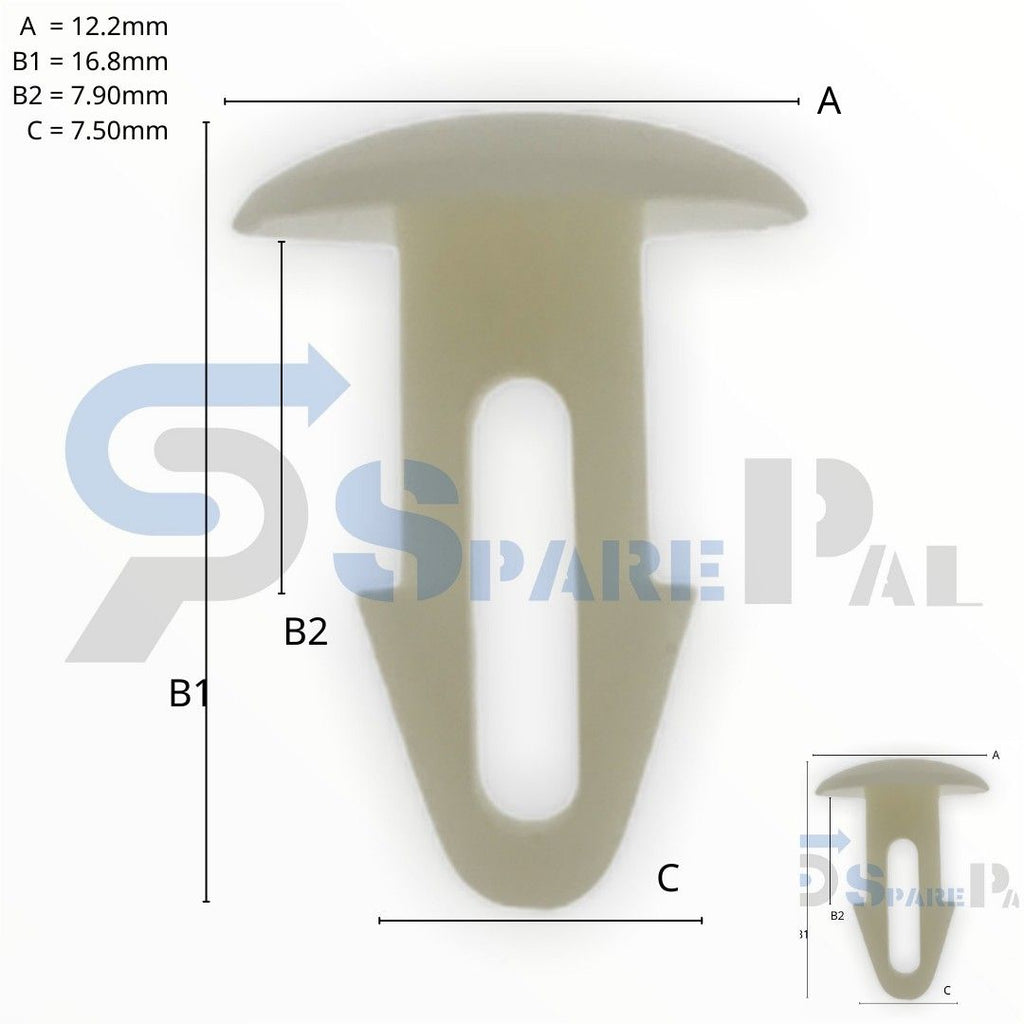 SPAREPAL FASTENER CLIP 密封式定位卡扣 SPL-10735